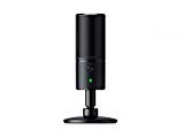 Razer Seiren X Micrófono para transmisiones en Streaming con Condensador, Color Negro