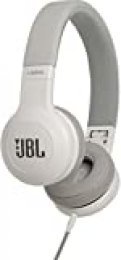 JBL E35  - Auriculares Supraaurales en el Diseño Plegables con Universal de 1 Botones de Mando a Distancia y Micrófono extraíble Cable, blanco