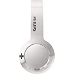 Philips SHB3075WT - Auriculares Inalambricos (con micrófono, aislantes de ruido, plegables, 12 h de reproducción) blanco