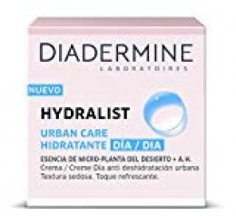 Diadermine - Hydralist Crema Hidratante de Día - Textura sedosa y sensación refrescante no grasa - 2 unidades de 50ml