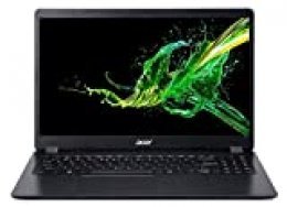 Acer Aspire 3 - Ordenador Portátil 15.6" FullHD (Intel Core i7-1065G7, 8GB RAM , 512GB SSD, UMA, Sin Sistema Operativo), Color Negro - Teclado Qwerty Español