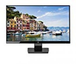 HP 24w - Monitor 24" (Full HD, 1920 x 1080 pixeles, tiempo de respuesta de 5 ms, 1 x HDMI, 1 x VGA, 16:9), Color Negro