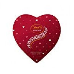 Lindt Lindor Lata Corazón de San Valentín - Bombones de chocolate con leche, 250gr