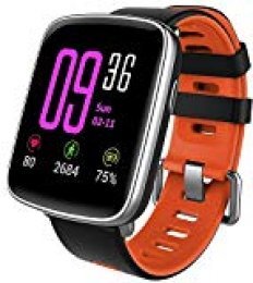 Willful Smartwatch con Pulsómetro,Impermeable IP68 Reloj Inteligente con Cronómetro, Monitor de sueño,Podómetro,Calendario,Control Remoto de música,Pulsera Actividad para Android y iOS (Rojo)