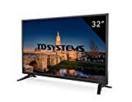 TD Systems K32DLM7H - Televisor LED de 32" (HD, 3X HDMI, VGA, USB Reproductor y Grabador) Color Negro