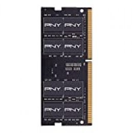 PNY Módulo de Memoria RAM Performance DDR4 para Ordenador Portátil SODIMM 2666 MHz 16GB