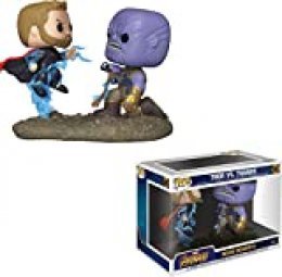 Funko- Pop Bobble 2-Pack: Marvel: Movie Moments: Thor vs Thanos Figura Coleccionable, Multicolor, Talla única (35799)