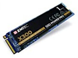 Emtec ECSSD1TX300 - Unidad de Estado sólido Interno 3.0 NVMe Serie X300 Power Pro 3D NAND (1 TB)