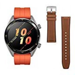 Huawei Watch GT Active - Reloj Inteligente, Naranja, 46 mm, Reloj+Correa