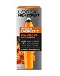 L'Oréal Paris Men Expert Hydra Energetic Roll-On Ojos Anti-Bolsas + Anti-Ojeras con 2 Vitaminas - 10 ml