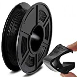 SUNLU TPU Flexible Filament 1.75mm for 3D Printer 500g/Spool Dimensional Accuracy +/-0.03mm, Black