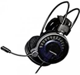Audio-Technica ATH-ADG1X Auriculares, de Diadema, Micro Gaming, Color Negro