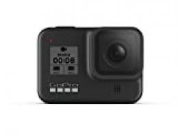 GoPro HERO8 Black - Cámara de acción Digital 4K Resistente al Agua con estabilización hipersuave, Pantalla táctil y Control de Voz
