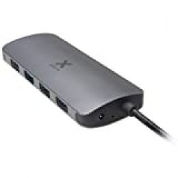 Xtorm XC001 Nodo - Concentrador (USB 3.0 (3.1 Gen 1) Type-C, USB 3.0 (3.1 Gen 1) Type-A, 5000 Mbit/s, Gris, 5 V, 4 A)