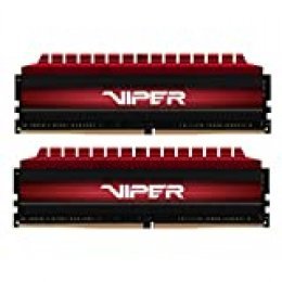 Viper 4 PV432G300C6K DDR4 3000MHz C16 Módulo de Memoria XMP 2.0 Alto Rendimiento Rojo 32 GB (2x16GB)