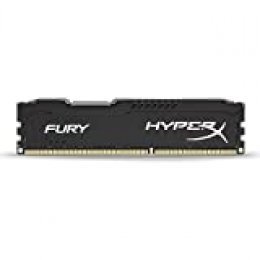 Kingston HyperX Fury - Memoria RAM (DDR3, 1600 MHz, 8 GB, CL10), negro, (13.5 x 3.2 x 0.5 cm)