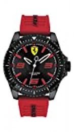 Scuderia Ferrari Reloj Analógico para Hombre de Cuarzo con Correa en Silicona 830498