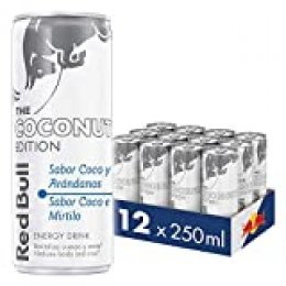 Red Bull Bebida Energética, Coco y Arándanos - 12 latas de 250 ml - Total: 3000 ml