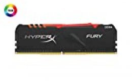 HyperX Fury HX432C16FB3A/8  Memoria RAM DIMM DDR4 8GB 3200MHz CL16 1Rx8 RGB