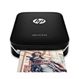 HP Sprocket z3z92 a – Impresora fotográfica instantánea portátil, Negro (Fotos 5 x 7,6 cm)