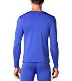 LAPASA Camiseta Térmica, Pack de 2 Manga Larga para Hombre. -Brushed Back Fabric Technique- M09 (M (Largo 69 Manga 58, Pecho 96,5-101,5 cm), Classic Blue (Azul))