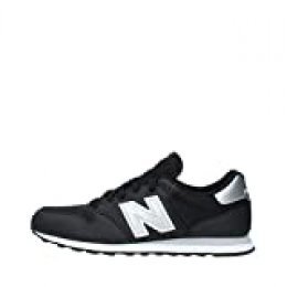 New Balance 500 Core, Zapatillas para Hombre, Negro Black Silver Black Silver, 45 EU