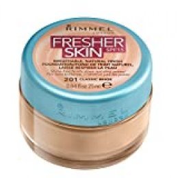 Rimmel London Fresher Skin Base de Maquillaje Tono 201 Classic Beige - 104 gr