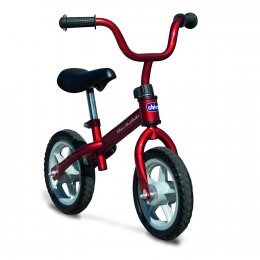 Chicco First Bike - Bicicleta sin pedales con sillín regulable, color rojo