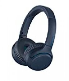 Sony WHXB700L.CE7 - Auriculares Inalámbricos Extra Bass (Bluetooth, NFC, 30 Horas de Batería, Carga Rápida, Manos Libres, Estilo de Auricular On-Ear) Azul, Talla Única, con Alexa integrada