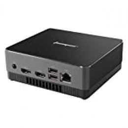 Jumper Mini PC Windows 10 EZbox i3, 8 GB DDR3L 128 GB SSD, Intel i3 5005U procesador Mini Ordenador, USB 3.0, Dual HDMI, Dual-Band WLAN, Gigabit Ethernet, Intel HD Graphics