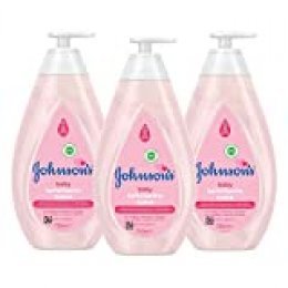 Johnson's Baby Baño Suave, Jabón Líquido Suave y Delicado de Uso Diario para Pieles Sensibles - 3 x 750 ml