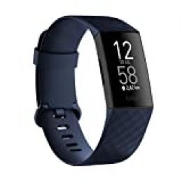 Fitbit Charge 4 Fitness Tracker, Unisex-Adult, Azul (Storm Blue), One
