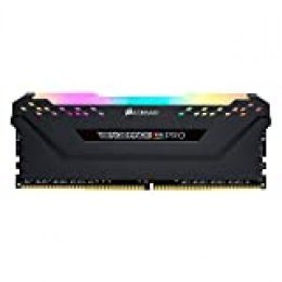 Corsair Vengeance RGB Pro 16GB (2x8GB) DDR4 3200 C16 Memoria optimizada para AMD - Negro