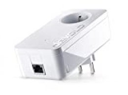 Devolo 9370 - Adaptador de comunicación por línea eléctrica (Gigabit Ethernet, dLAN 1200+, 128 bits AES), Blanco