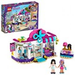 LEGO Friends - Peluquería de Heartlake City, Set de Construcción de Juguete con Accesorios y Pelucas, Incluye Muñecas de Emma y Nina, a Partir de 6 Años (41391) , color/modelo surtido