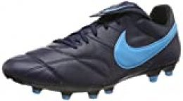 Nike The Premier II FG, Zapatillas de Fútbol Unisex Adulto, Negro (Obsidian/Lt Current Blue/Black 440), 41 EU