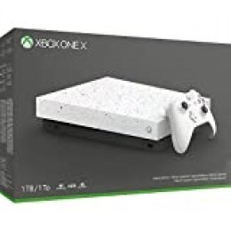 Microsoft Xbox One X - Consola Hyperspace Edición Especial, 1 TB, Color Blanco con Puntos