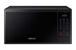 Samsung MG23J5133AK/EC - Microondas con grill, 800W/1100W, 23 litros, interior Cerámica Enamel, color negro mate