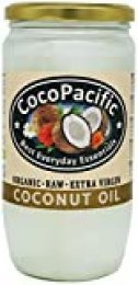 CocoPacific - Aceite de coco virgen extra bio y crudo, 750 ml