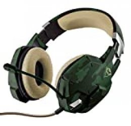 Trust Gaming GXT 322C Carus Auriculares Gaming con Microfono (PC, PS4, Xbox One, Switch) Verde Camuflaje