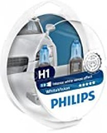 Philips WhiteVision Xenon Effect H1, lámpara de faro 12258WHVSM, paquete doble