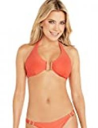 Sylvie Flirty Swimwear Benilda, Parte de Arriba de Bikini para Mujer, Naranja (Coral 2200), 44 (Talla del fabricante: 42A)