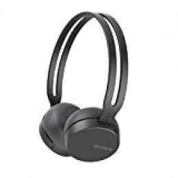 Sony WHCH400H - Auriculares inalámbricos (Bluetooth, NFC, micro para llamadas con manos libres, óptimo para trabajar en casa), Negro