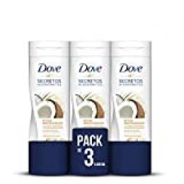 Dove Loción con Aceite de Coco y Almendras - 3 Paquetes de 400 ml - Total: 1200 ml