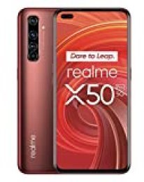realme X50 Pro – Smartphone 5G de 6.44”, 12 GB RAM + 256 GB ROM, procesador OctaCore Qualcomm Snapdragon 865, cuádruple cámara AI 64MP, MicroSD, Rust Red