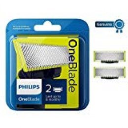 Philips QP220/50 - Cuchilla de recambio para Philips OneBlade, 2 cuchillas