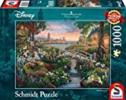 Schmidt Spiele- Thomas Kinkade Disney - Puzzle (1000 Piezas), diseño de dálmata, Color carbón (59489)