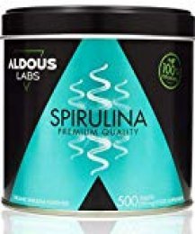 Espirulina Ecológica Premium para 165 días | 500 comprimidos de 500mg con 99% BIO Spirulina | Vegano + Saciante + Proteína + DETOX | Libre de Plástico | Certificación Ecológica Oficial