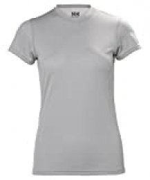 Helly Hansen HH Tech tee Camiseta Deportiva Manga Corto, Mujer, Light Grey, XL