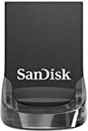 SanDisk Ultra Fit, Memoria flash USB 3.1 de 64 GB con hasta 130 MB/s de velocidad de lectura,Tradicional,Negro,64GB
